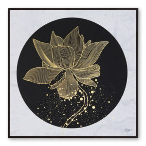 Golden Embossed Wall Painting For Home Decoration , Paintings for Living Room , Modern Art Wall Pinting, For Home Decor (12X12 INCH)