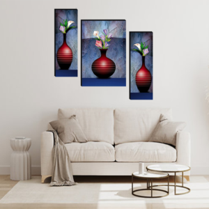 Set Of 3 Digital Wall Painting