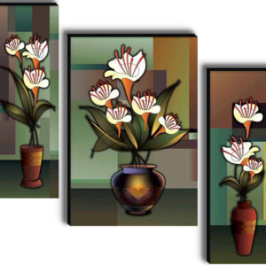 Set Of 3 Digital Wall Painting