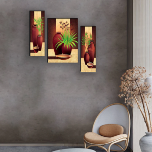 Set Of 3 Digital Wall Painting