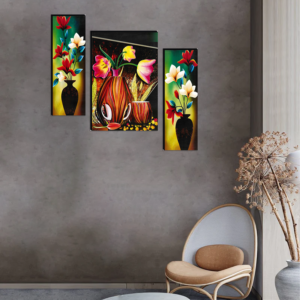 Set Of 3 Digital Wall Painting