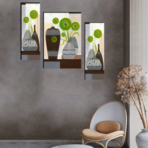 Set Of 3 Digital Wall Painting