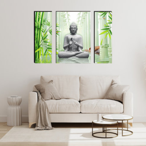 Set Of 3 Digital Wall Painting