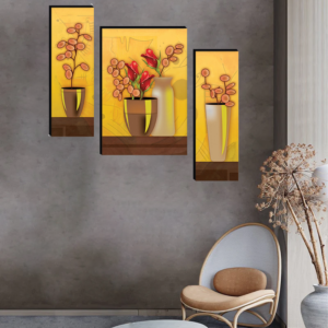 Set Of 3 Digital Wall Painting