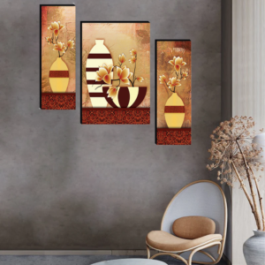Set Of 3 Digital Wall Painting