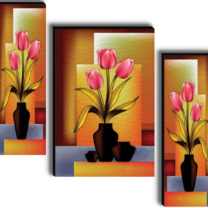 Set Of 3 Digital Wall Painting