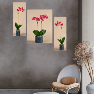 Set Of 3 Digital Wall Painting