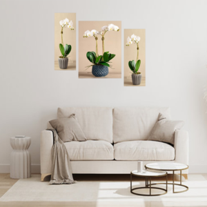 Set Of 3 Digital Wall Painting