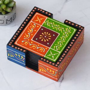 Handcrafted Wooden Tea Coasters: Elegant Protection for Your Table