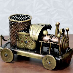 Brass Train Pen Holder