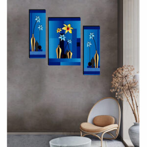 Set Of 3 Digital Wall Painting
