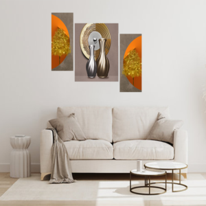 Set Of 3 Digital Wall Painting