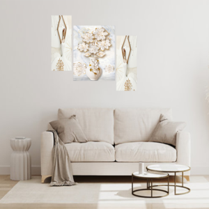 Set Of 3 Digital Wall Painting