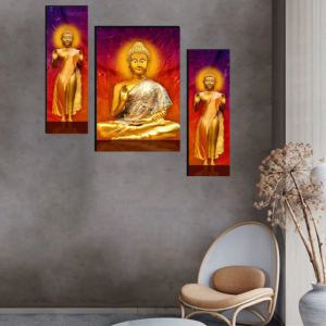 Set Of 3 Digital Wall Painting