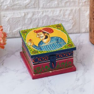 Handcrafted Wooden Jewellery Box: Elegant Storage for Your Treasures