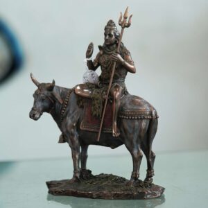 Shiva in Contemplation on Nandi, the Divine Bull